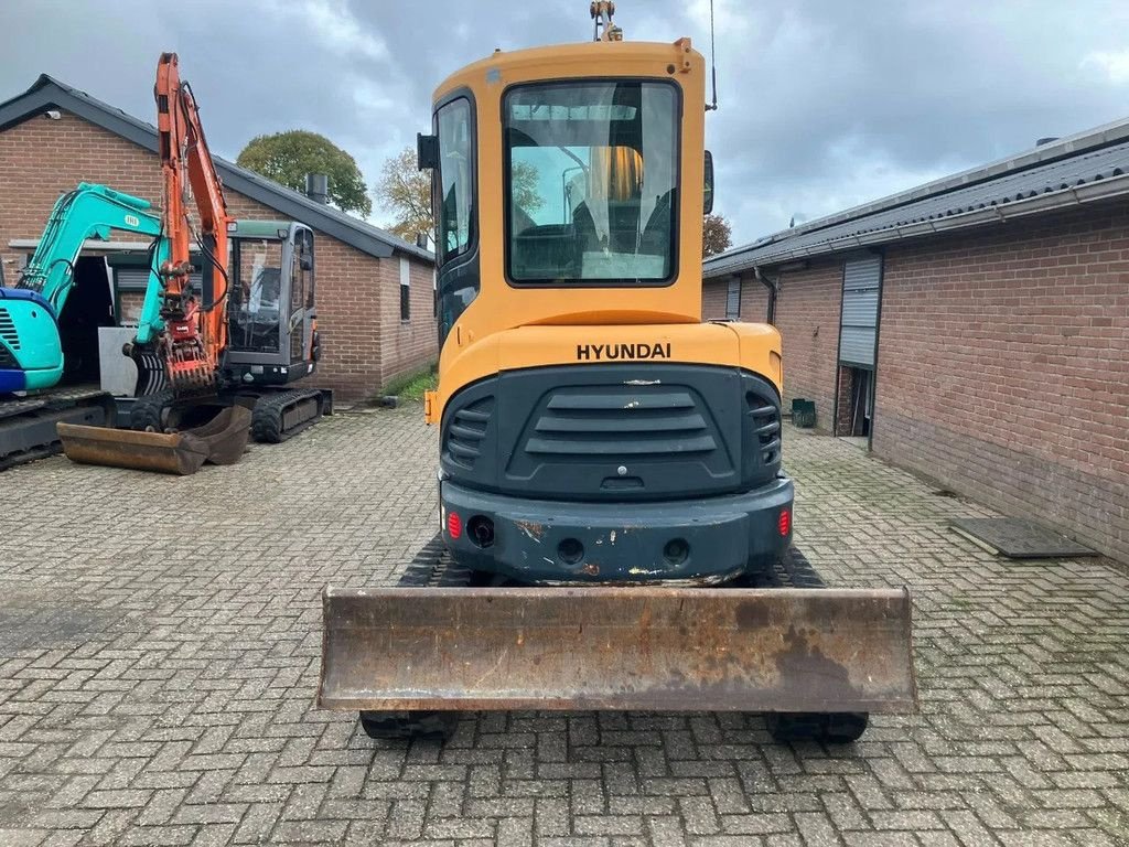 Minibagger от тип Hyundai Robex 35-9 Graafmachine Minigraver, Gebrauchtmaschine в Lunteren (Снимка 4)