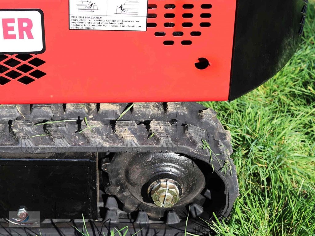 Minibagger typu HZC Power BKB850K Minibagger mit Kettenantrieb, Benzinmotor & verstellbarem Fahrwerk, Neumaschine v Krefeld (Obrázek 7)