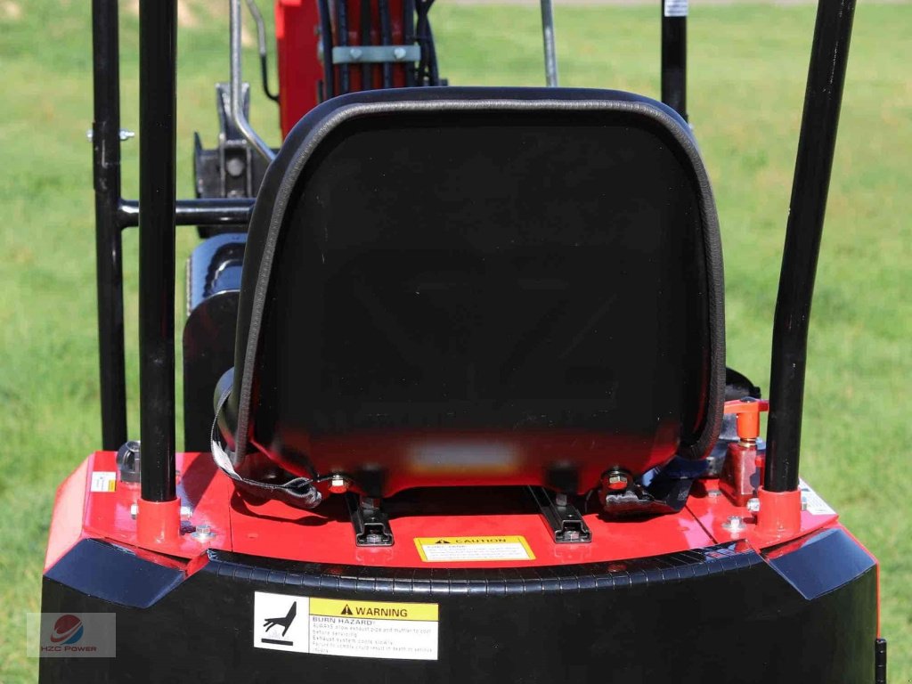 Minibagger typu HZC Power BKB850K Minibagger mit Kettenantrieb, Benzinmotor & verstellbarem Fahrwerk, Neumaschine v Krefeld (Obrázek 10)