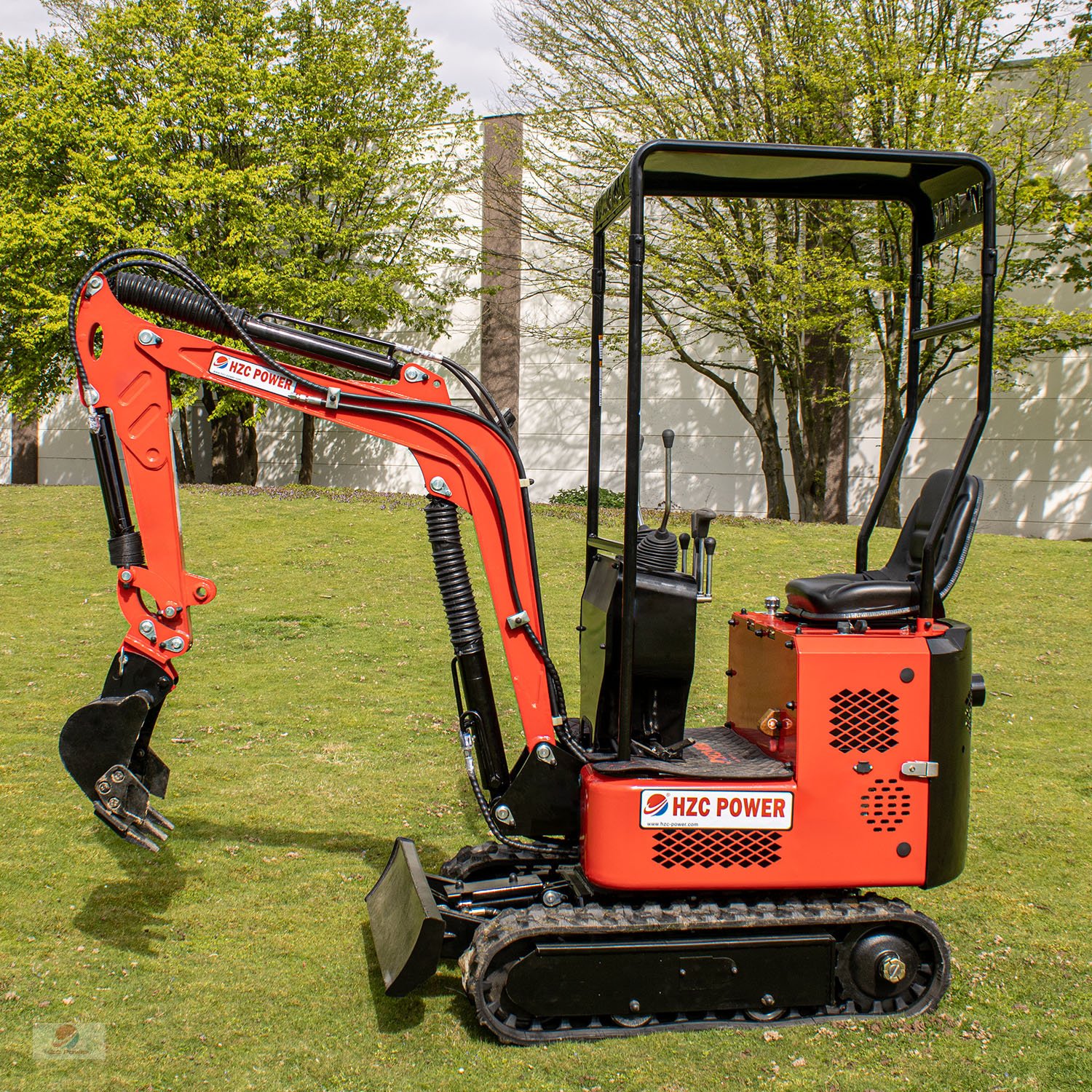 Minibagger typu HZC Power BKB850K Minibagger mit Kettenantrieb, Benzinmotor & verstellbarem Fahrwerk, Neumaschine v Brandenburg - Werder (Havel) (Obrázek 12)