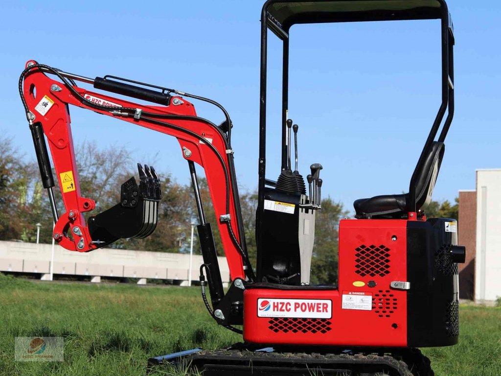 Minibagger типа HZC Power BKB851K Minibbager mit verstellbarem Fahrwerk und Schwenkarm, Neumaschine в Brandenburg - Werder (Havel) (Фотография 2)