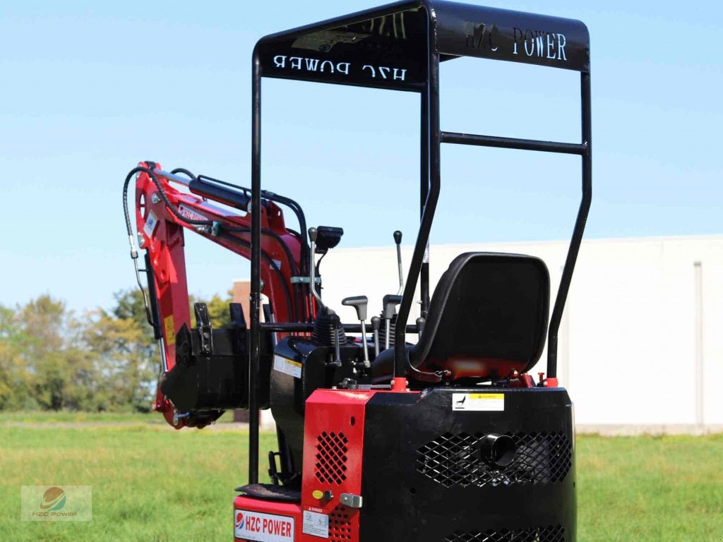 Minibagger типа HZC Power BKB851K Minibbager mit verstellbarem Fahrwerk und Schwenkarm, Neumaschine в Brandenburg - Werder (Havel) (Фотография 3)