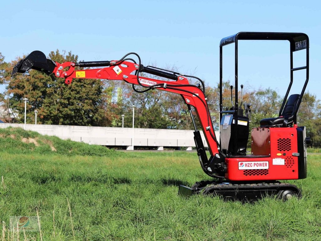 Minibagger типа HZC Power DKB880 Minibagger mit Kettenantrieb, Dieselmotor & verstellbarem Fahrwerk, Neumaschine в Krefeld (Фотография 5)