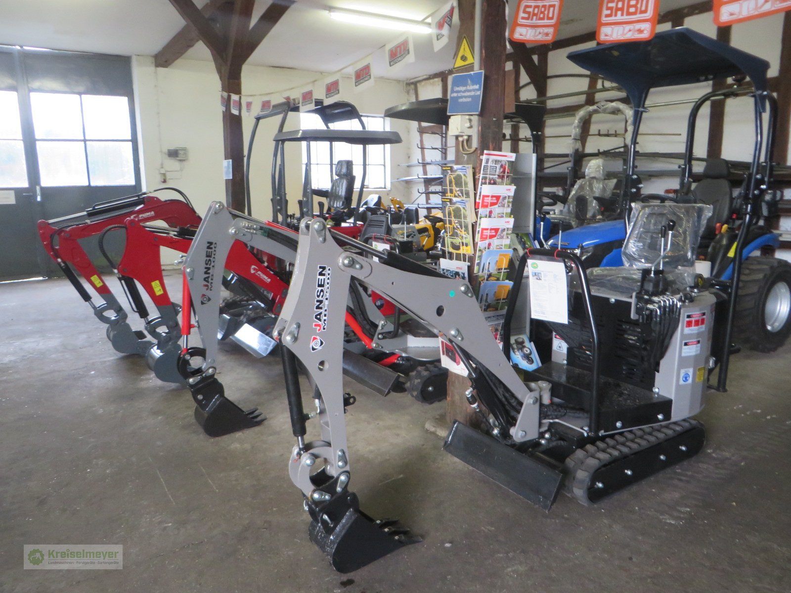 Minibagger des Typs Jansen MB-500 mit Schaufelpaket sofort verfügbar, Neumaschine in Feuchtwangen (Bild 12)