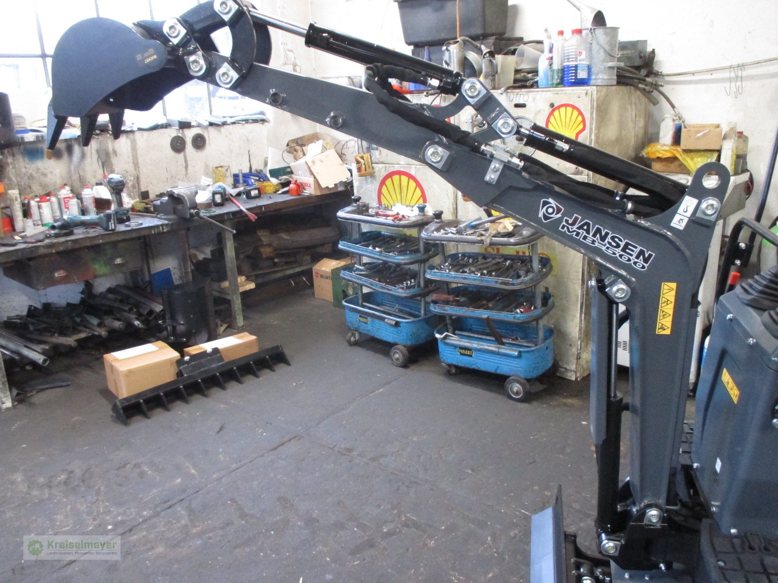 Minibagger des Typs Jansen MB-500 mit Schaufelpaket, Neumaschine in Feuchtwangen (Bild 6)