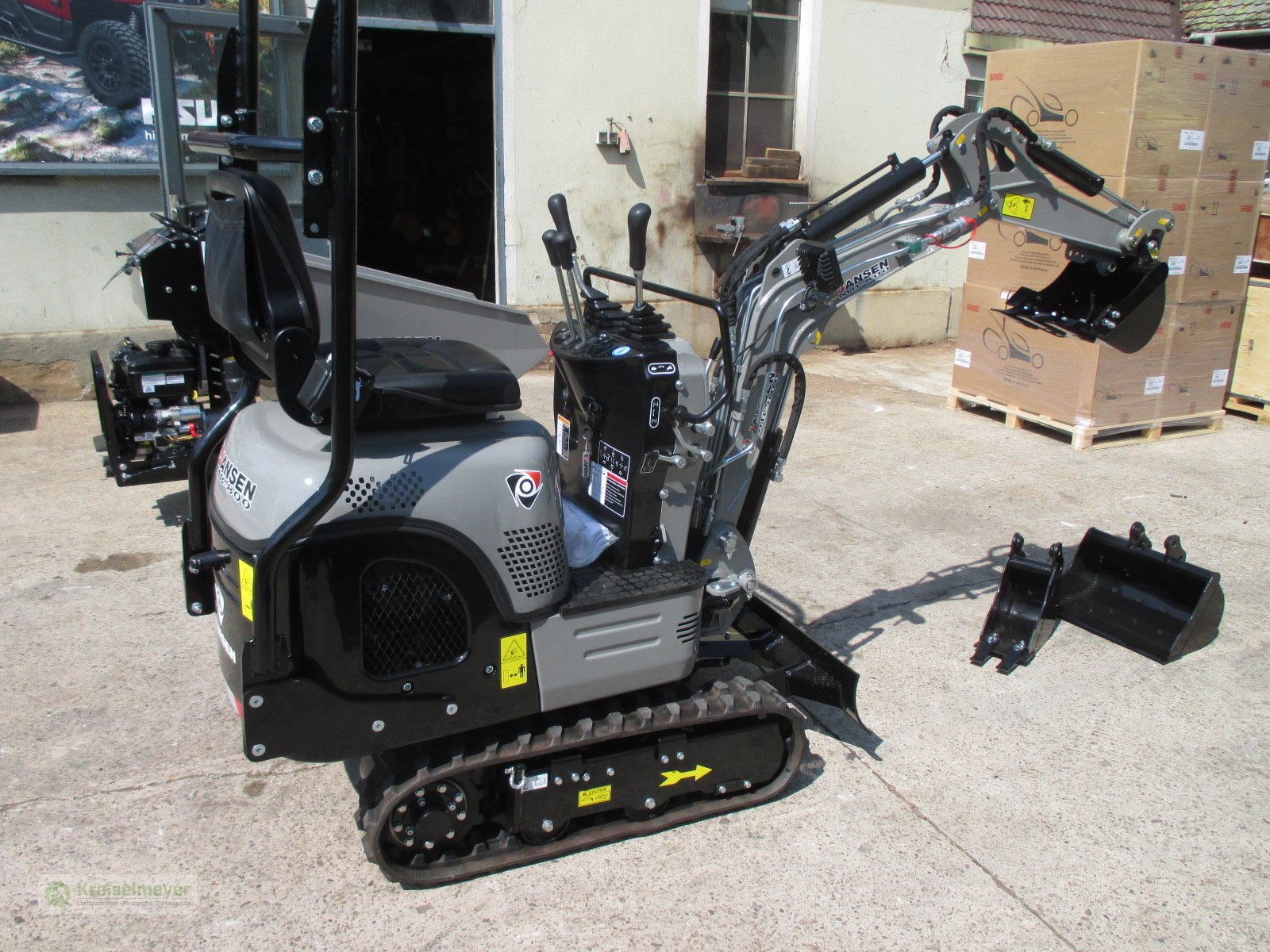 Minibagger Türe ait Jansen MB-800 NEU mit Schaufelpaket, Neumaschine içinde Feuchtwangen (resim 11)