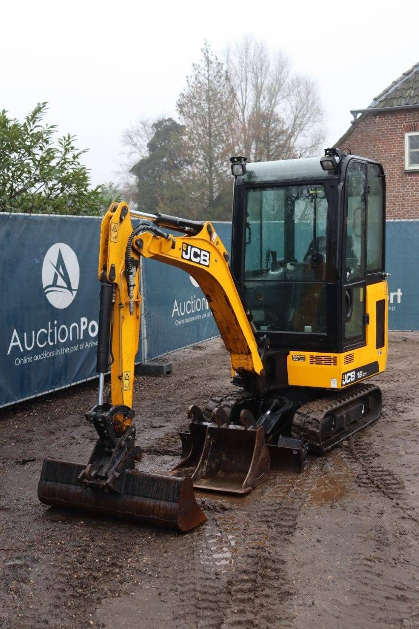 Minibagger типа JCB 16C-1 T3, Gebrauchtmaschine в Antwerpen (Фотография 10)