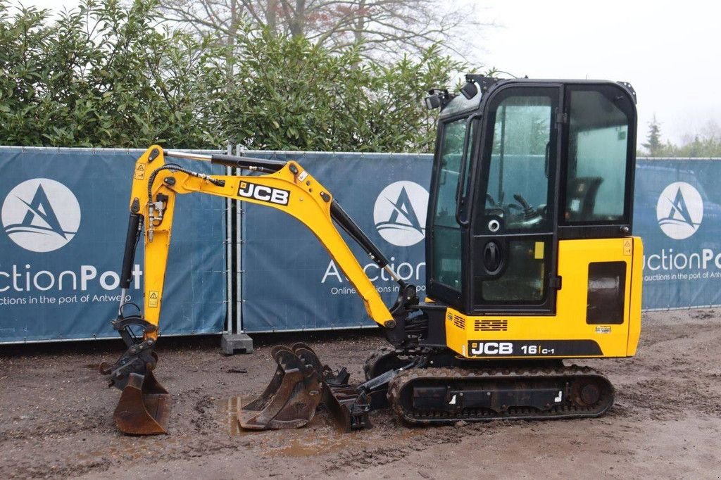 Minibagger типа JCB 16C-1 T3, Gebrauchtmaschine в Antwerpen (Фотография 1)