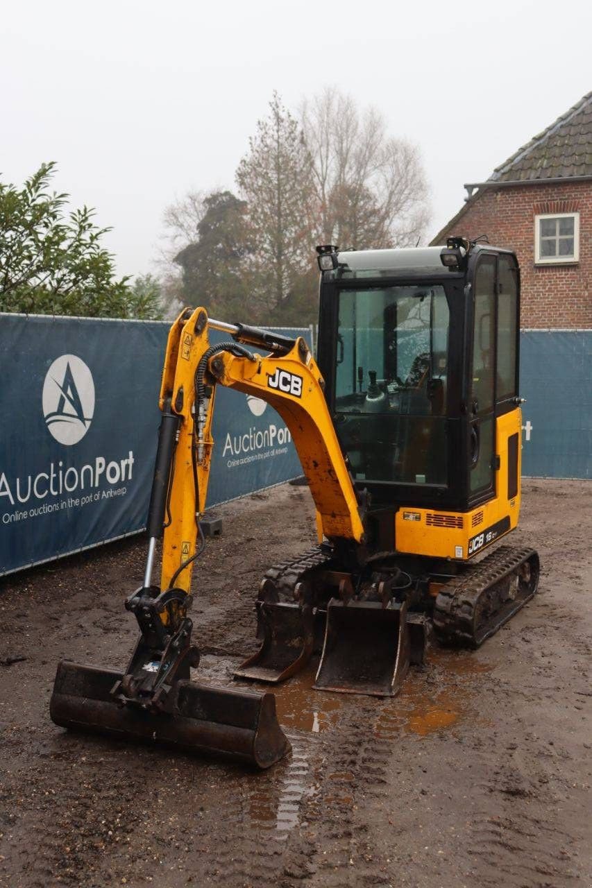 Minibagger a típus JCB 16C-1 T3, Gebrauchtmaschine ekkor: Antwerpen (Kép 10)