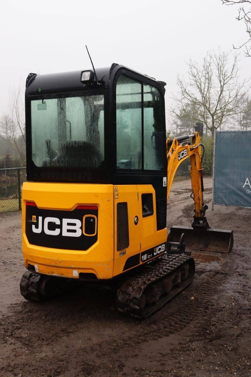 Minibagger a típus JCB 16C-1 T3, Gebrauchtmaschine ekkor: Antwerpen (Kép 7)