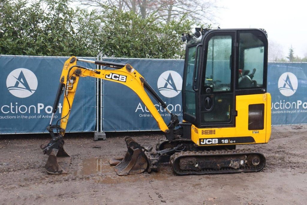 Minibagger a típus JCB 16C-1 T3, Gebrauchtmaschine ekkor: Antwerpen (Kép 1)