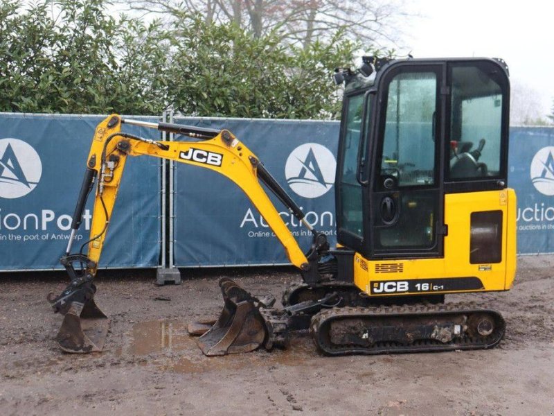Minibagger a típus JCB 16C-1 T3, Gebrauchtmaschine ekkor: Antwerpen (Kép 1)
