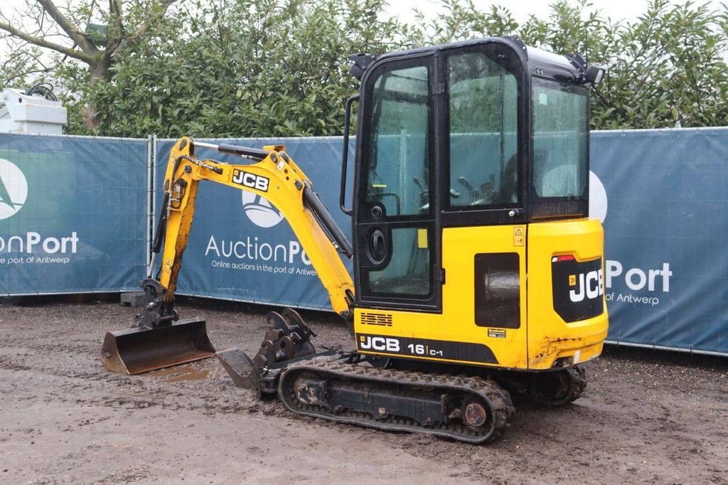 Minibagger typu JCB 16C-1 T3, Gebrauchtmaschine v Antwerpen (Obrázok 3)