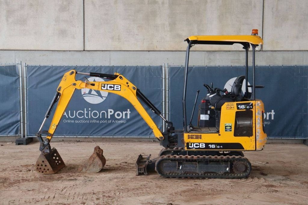 Minibagger του τύπου JCB 16C-1, Gebrauchtmaschine σε Antwerpen (Φωτογραφία 2)