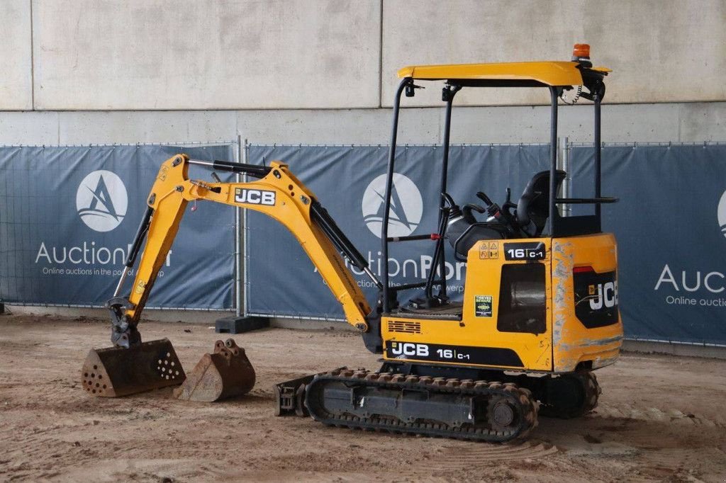 Minibagger του τύπου JCB 16C-1, Gebrauchtmaschine σε Antwerpen (Φωτογραφία 3)