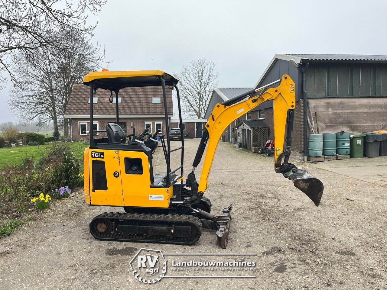 Minibagger vrste JCB 16C-1, Gebrauchtmaschine v Zoeterwoude (Slika 3)