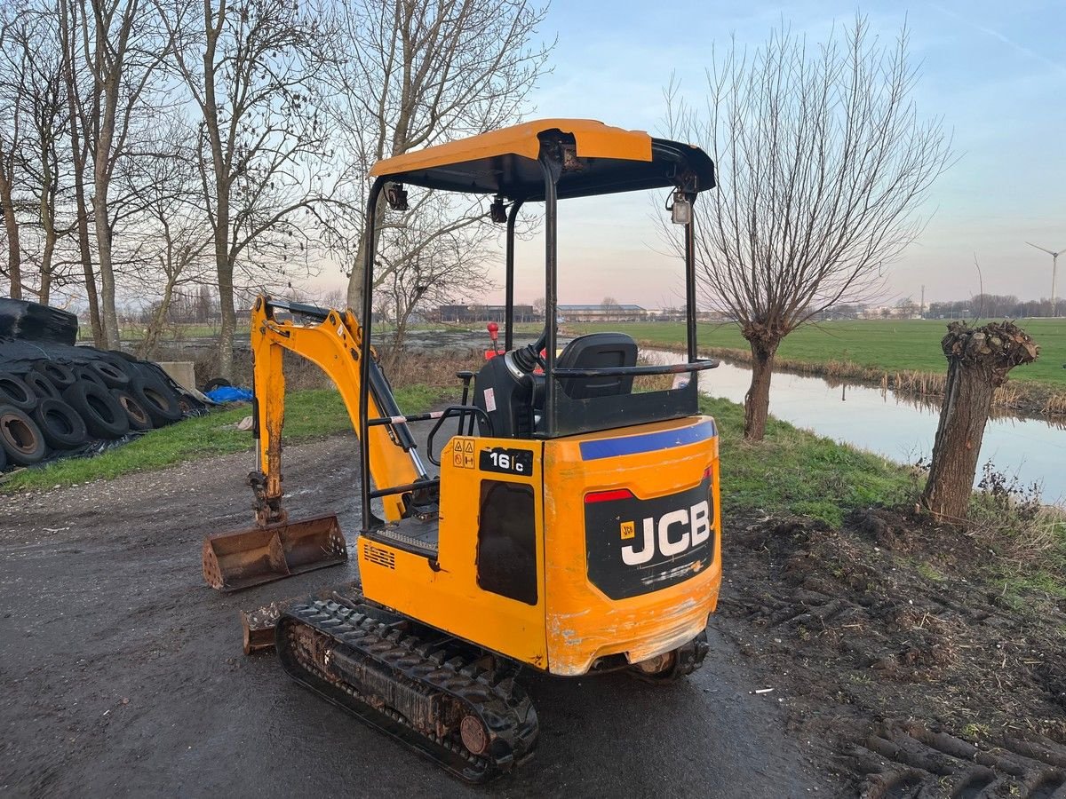 Minibagger del tipo JCB 16C-1, Gebrauchtmaschine en Zoeterwoude (Imagen 5)