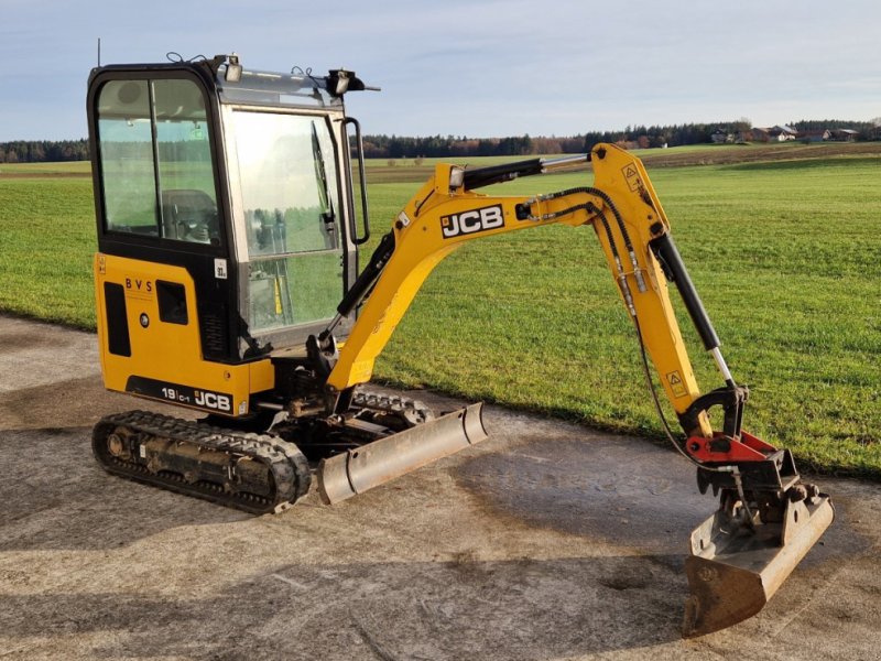 Minibagger van het type JCB 19C-1 250h Bj.2023 Abbruchhammer Top Zustand, Gebrauchtmaschine in Palling (Foto 1)
