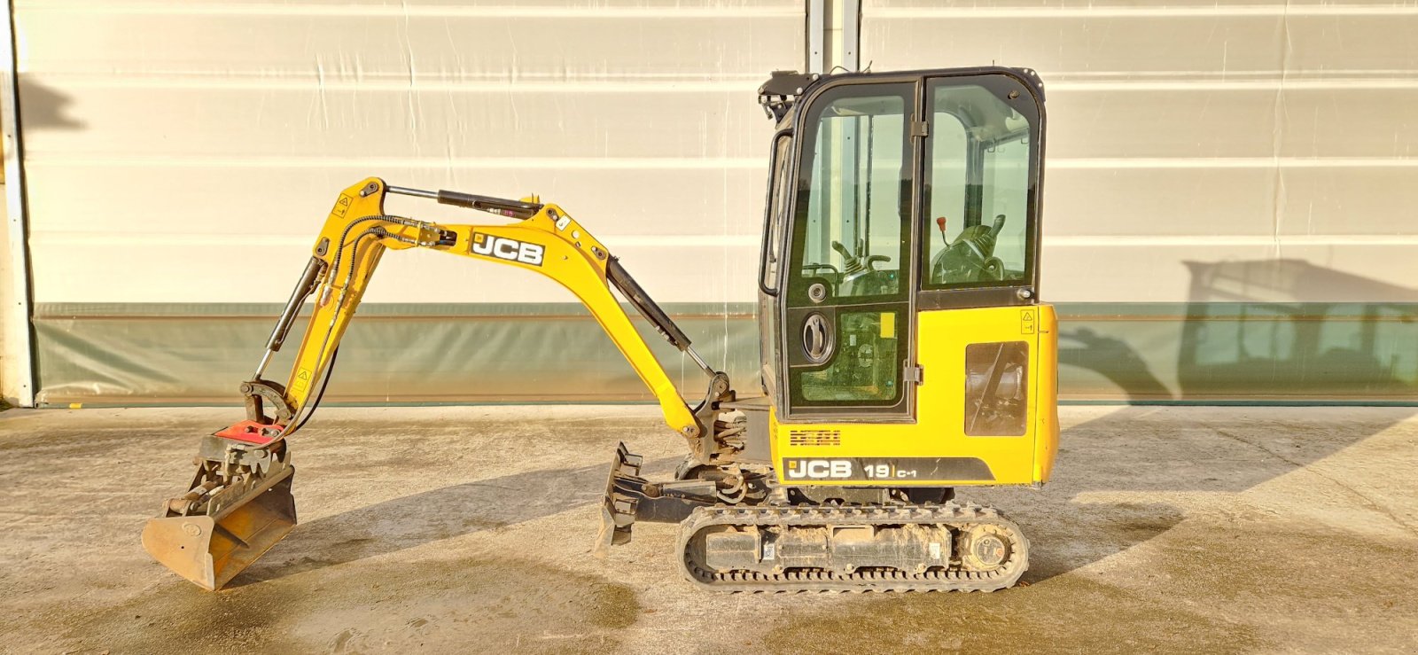 Minibagger Türe ait JCB 19C-1 250h Bj.2023 Abbruchhammer Top Zustand, Gebrauchtmaschine içinde Palling (resim 2)