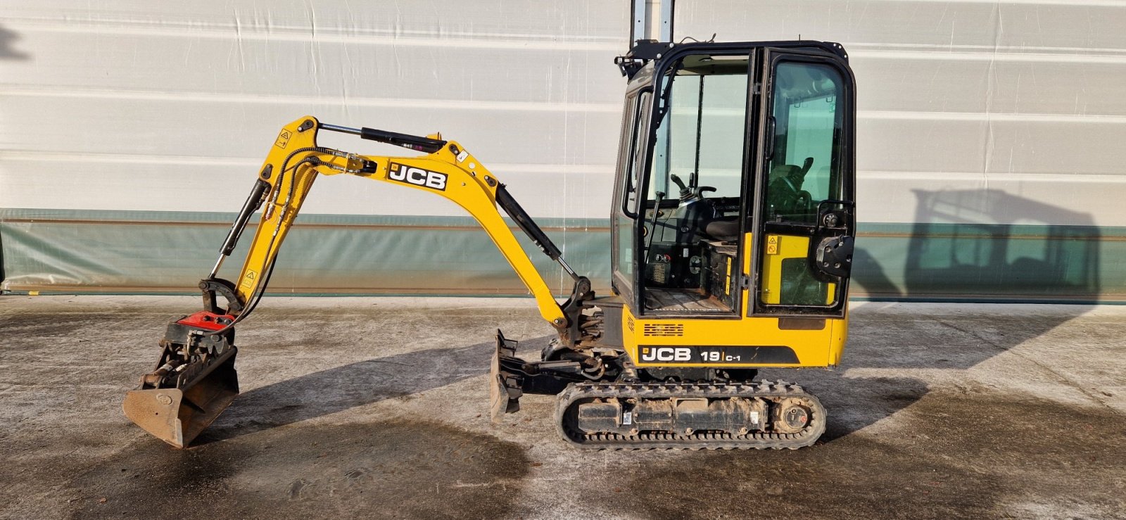 Minibagger Türe ait JCB 19C-1 250h Bj.2023 Abbruchhammer Top Zustand, Gebrauchtmaschine içinde Palling (resim 3)