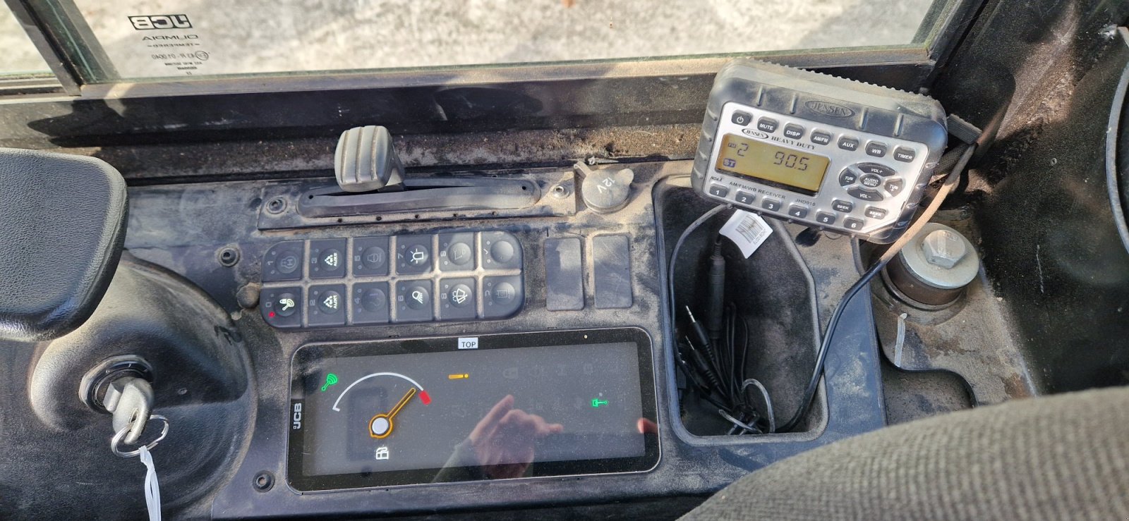 Minibagger Türe ait JCB 19C-1 250h Bj.2023 Abbruchhammer Top Zustand, Gebrauchtmaschine içinde Palling (resim 9)