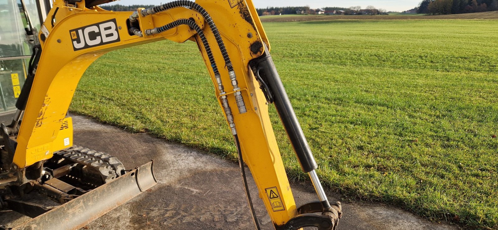 Minibagger Türe ait JCB 19C-1 250h Bj.2023 Abbruchhammer Top Zustand, Gebrauchtmaschine içinde Palling (resim 14)