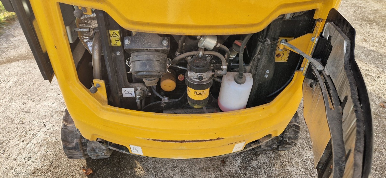 Minibagger Türe ait JCB 19C-1 250h Bj.2023 Abbruchhammer Top Zustand, Gebrauchtmaschine içinde Palling (resim 18)