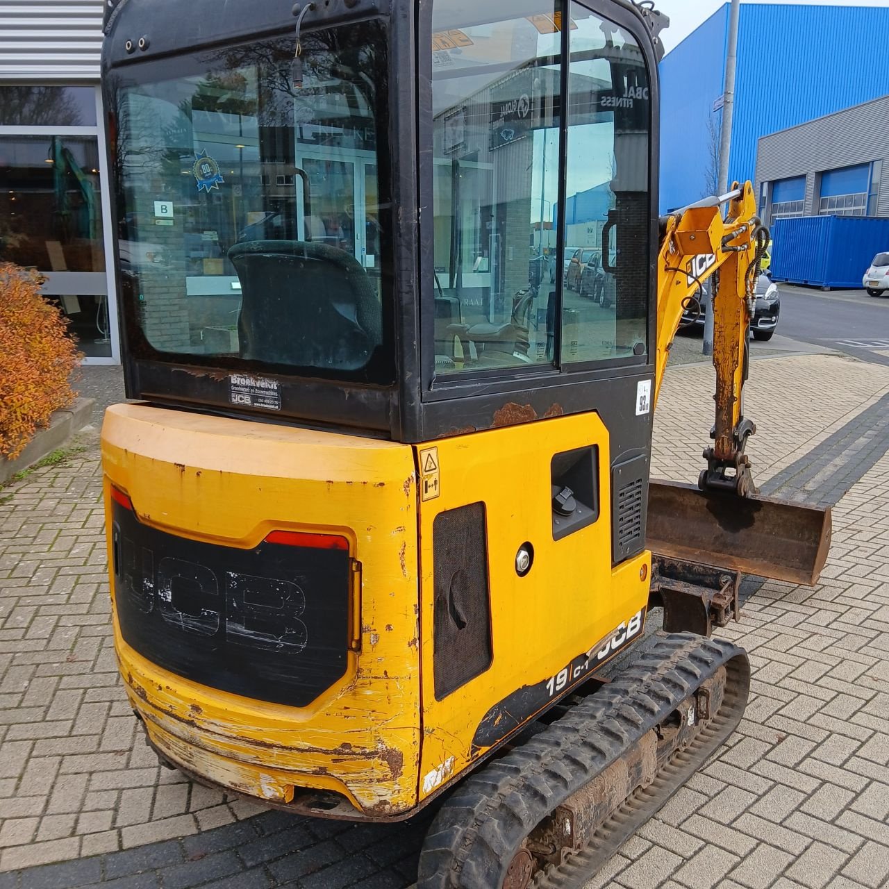 Minibagger del tipo JCB 19C1, Gebrauchtmaschine en Alblasserdam (Imagen 4)