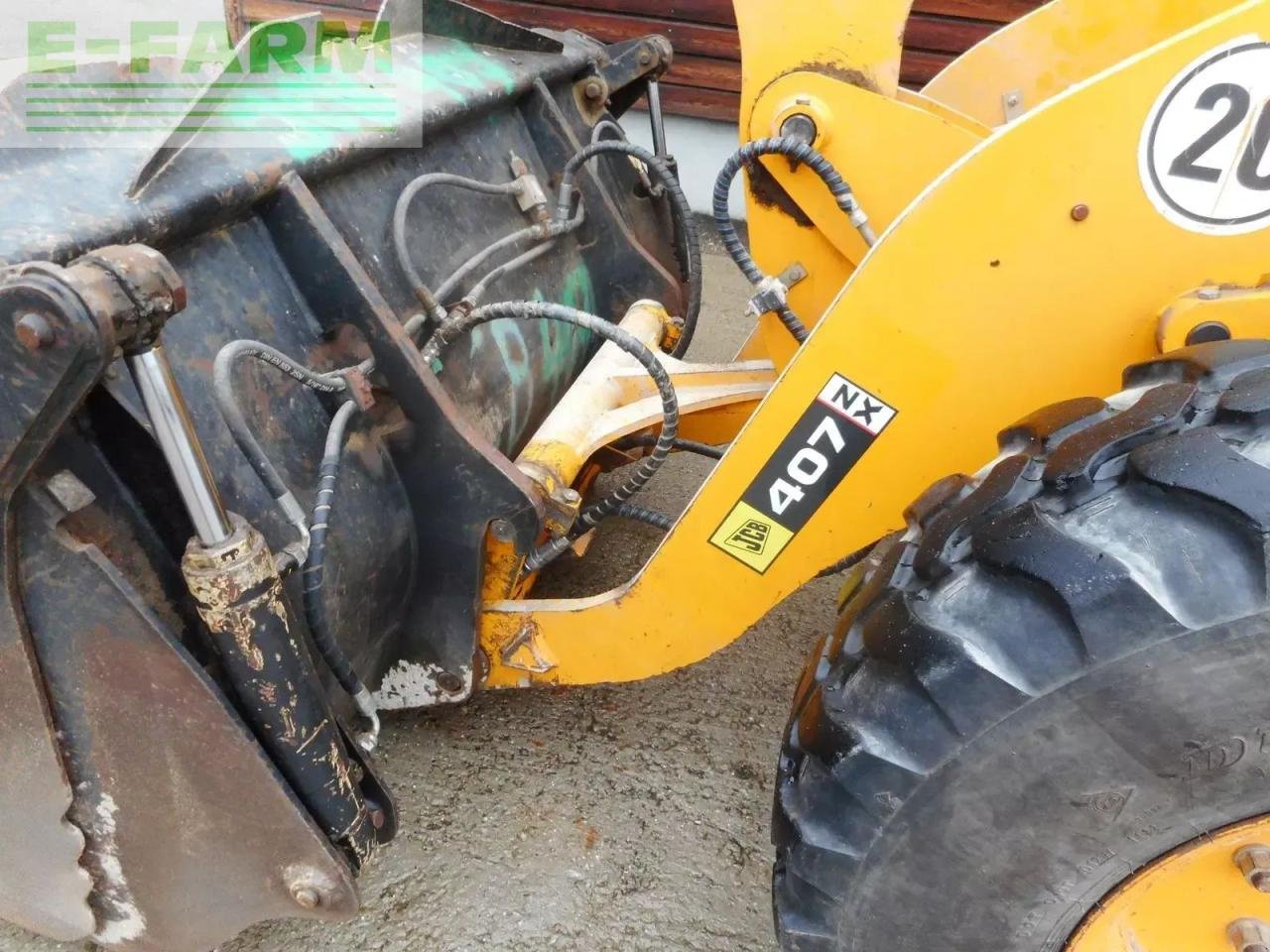 Minibagger a típus JCB 407 ( 5.400kg ) mit schaufel + gabel, Gebrauchtmaschine ekkor: ST. NIKOLAI/DR. (Kép 14)