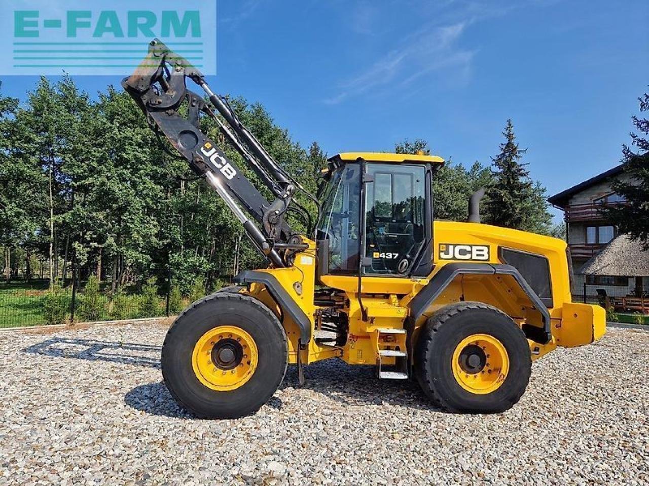 Minibagger Türe ait JCB 437ht, Gebrauchtmaschine içinde ZELOW (resim 3)