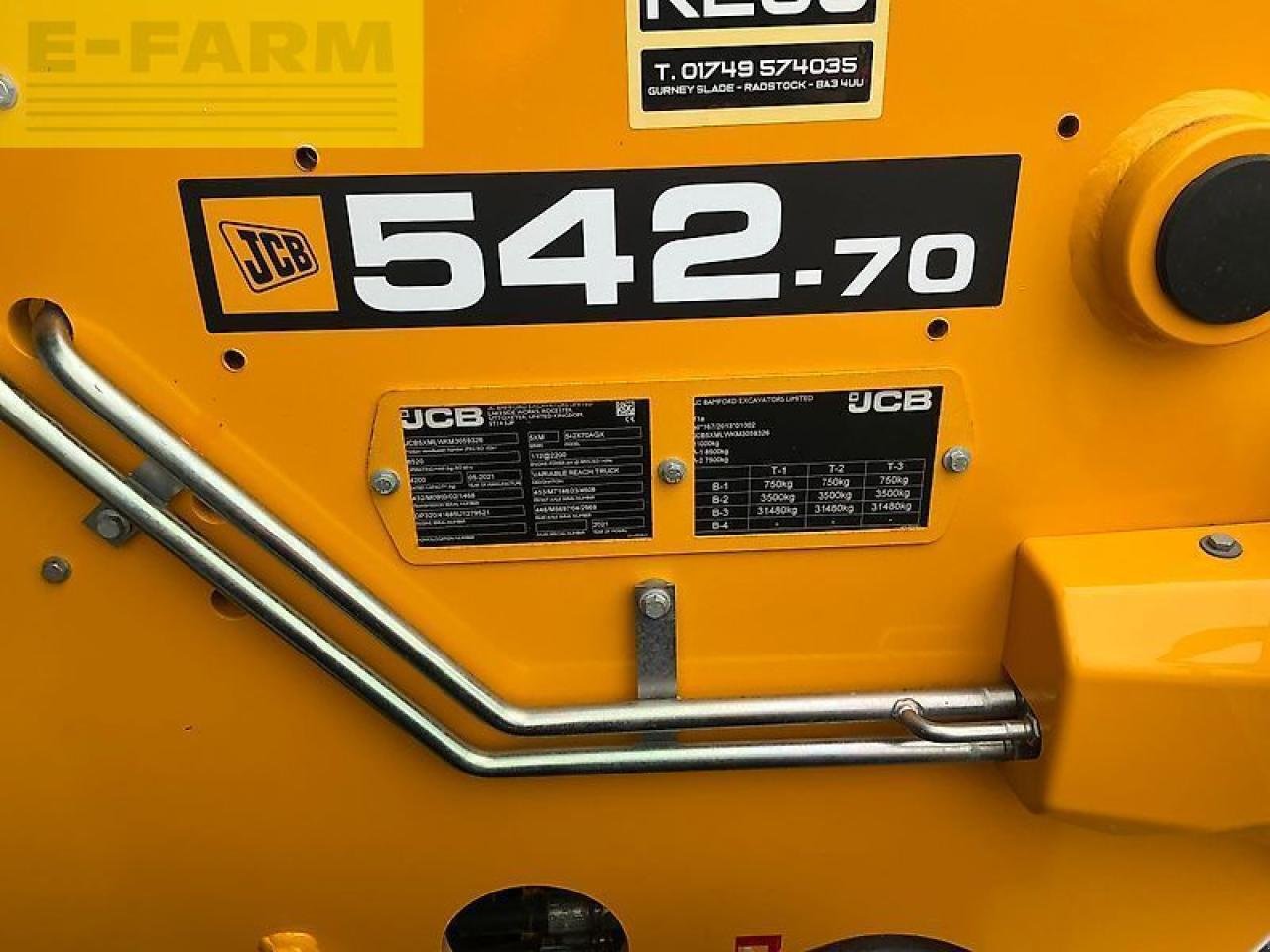 Minibagger типа JCB 542-70 agri xtra telehandler (st25732), Gebrauchtmaschine в SHAFTESBURY (Фотография 21)