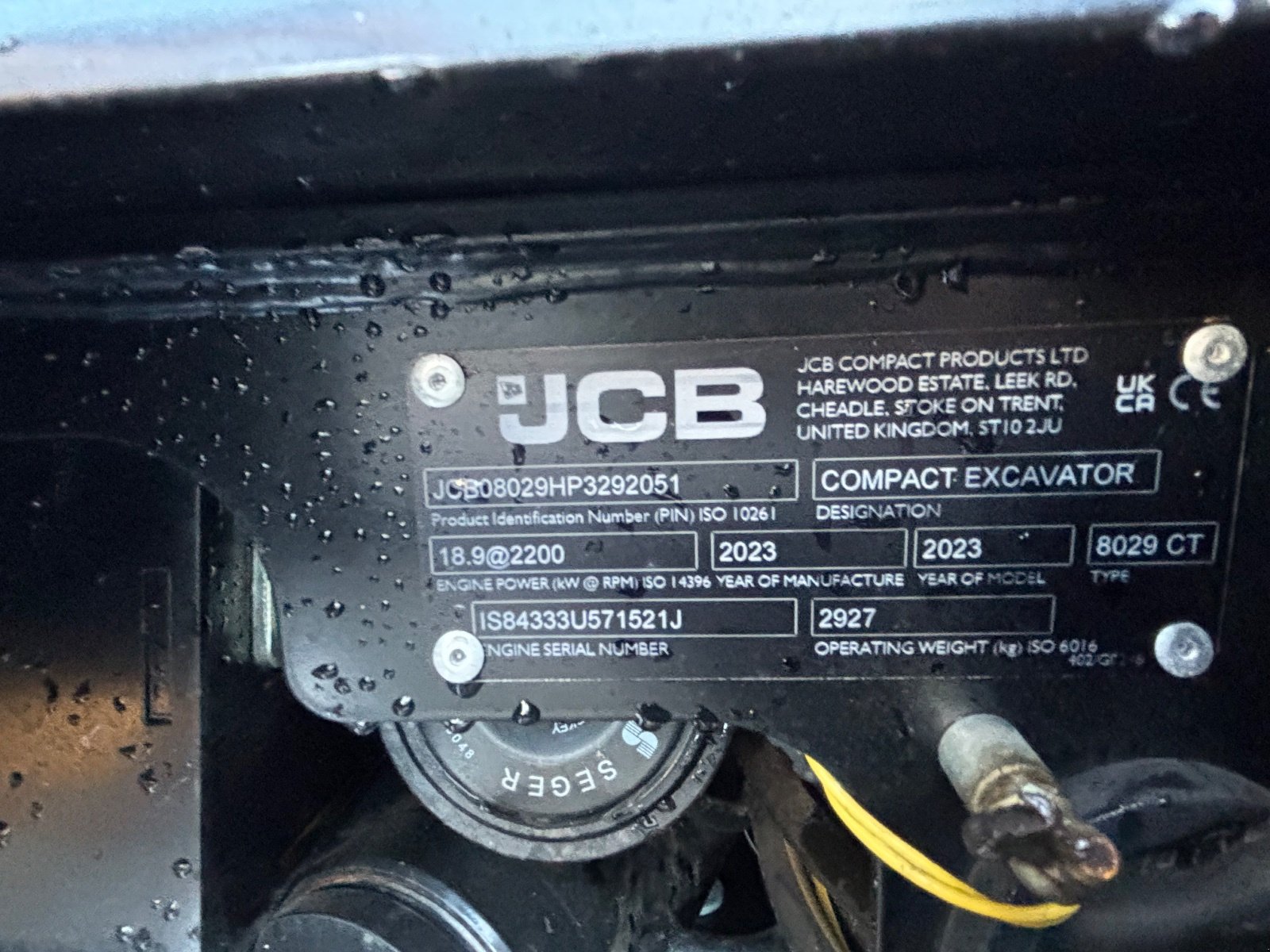 Minibagger tip JCB 8029 CTS, Gebrauchtmaschine in Mallersdorf - Pfaffenberg (Poză 7)