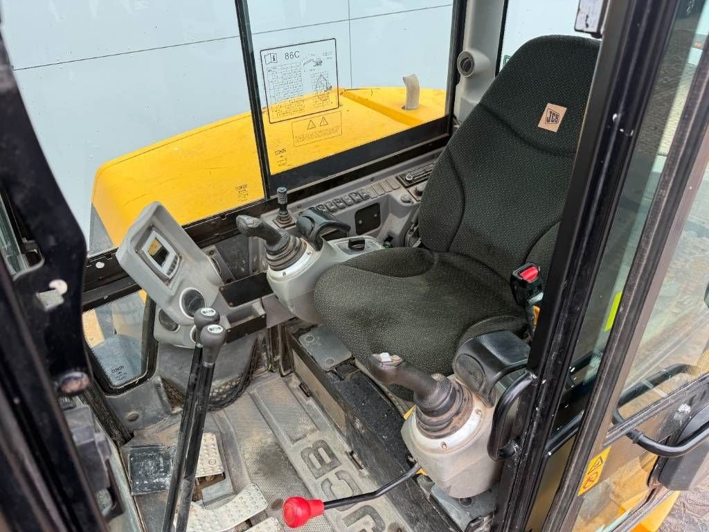 Minibagger типа JCB 86C-1 - Hammer Lines / Quick Coupler, Gebrauchtmaschine в Veldhoven (Фотография 9)