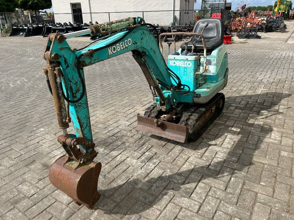 Minibagger del tipo Kobelco SK 007-2, Gebrauchtmaschine In Roosendaal (Immagine 5)