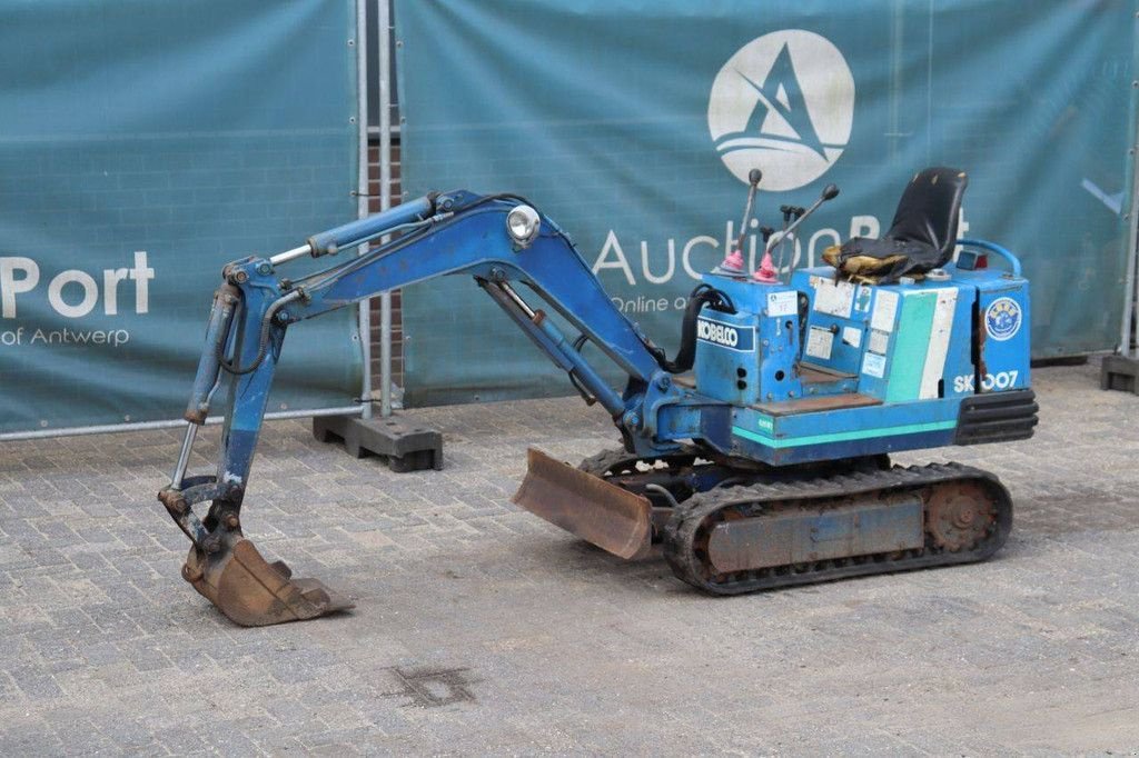 Minibagger des Typs Kobelco SK007, Gebrauchtmaschine in Antwerpen (Bild 10)