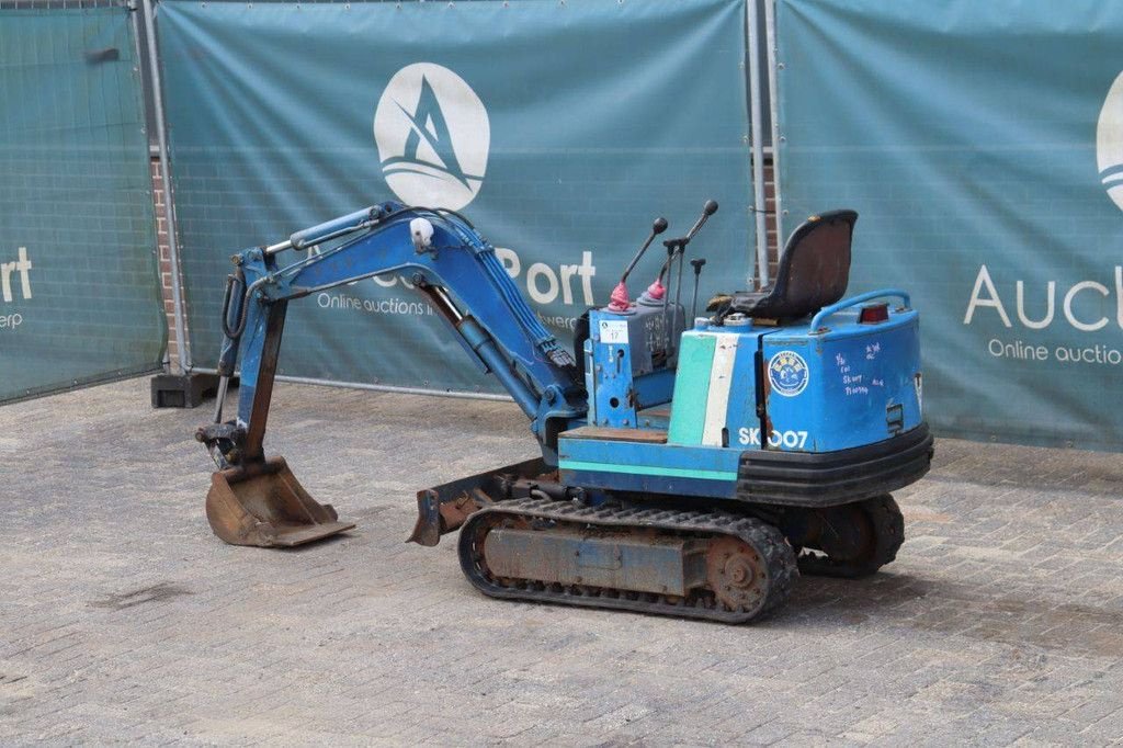 Minibagger des Typs Kobelco SK007, Gebrauchtmaschine in Antwerpen (Bild 3)