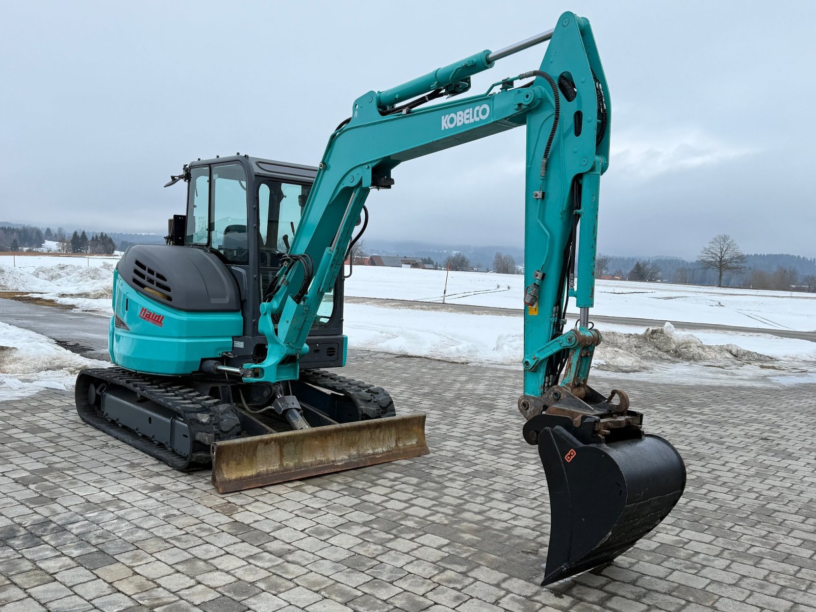 Minibagger van het type Kobelco SK55 SRX-6, Gebrauchtmaschine in Neureichenau (Foto 3)