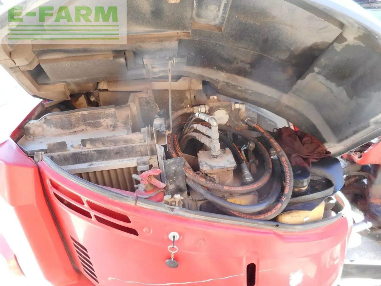 Minibagger Türe ait Kobelco sk55srx-6 ( 5.100kg ) 4 löffel + palettengabel, Gebrauchtmaschine içinde ST. NIKOLAI/DR. (resim 19)