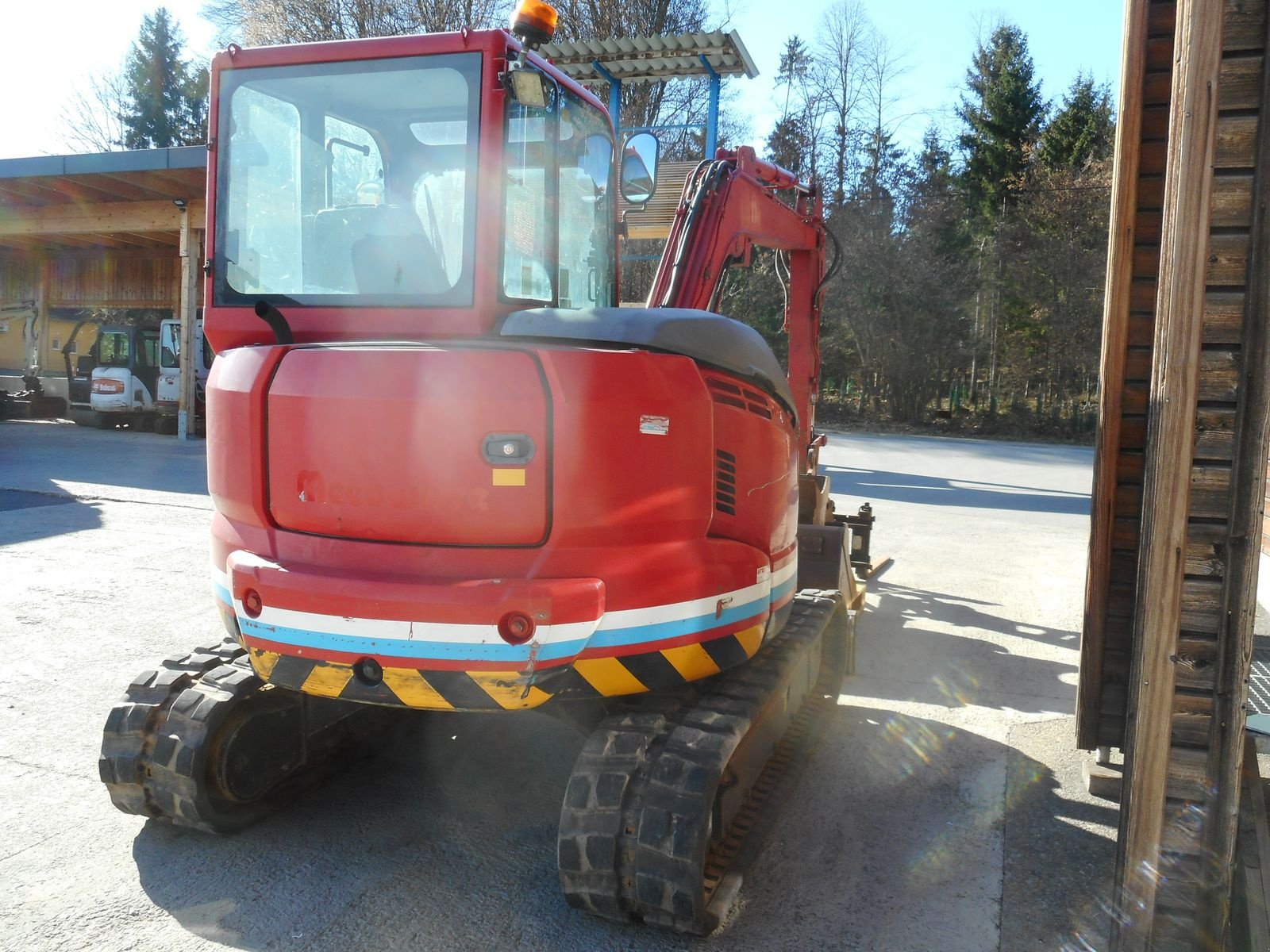 Minibagger typu Kobelco SK55SRX-6 ( 5.100kg ) 4 Löffel + Palettengabel, Gebrauchtmaschine w St. Nikolai ob Draßling (Zdjęcie 4)