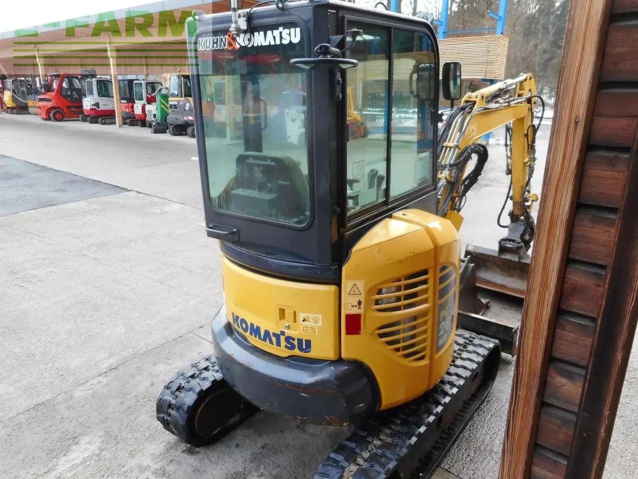 Minibagger Türe ait Komatsu pc 26mr-3 ( 2.710kg ) mit powertilt, Gebrauchtmaschine içinde ST. NIKOLAI/DR. (resim 4)