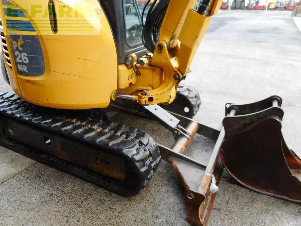 Minibagger Türe ait Komatsu pc 26mr-3 ( 2.710kg ) mit powertilt, Gebrauchtmaschine içinde ST. NIKOLAI/DR. (resim 14)