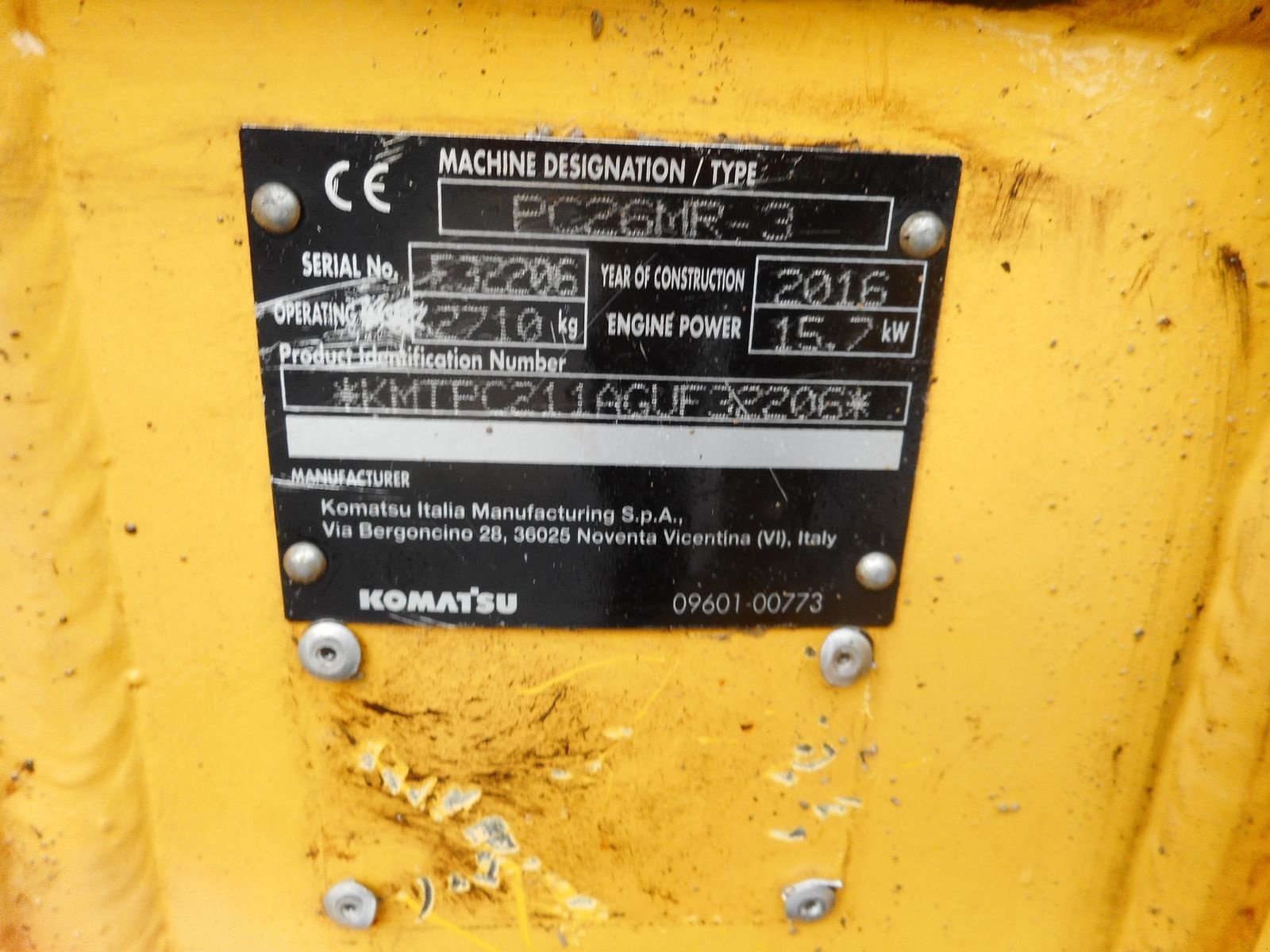 Minibagger del tipo Komatsu PC 26MR-3 ( 2.710kg ) mit POWERTILT, Gebrauchtmaschine en St. Nikolai ob Draßling (Imagen 11)