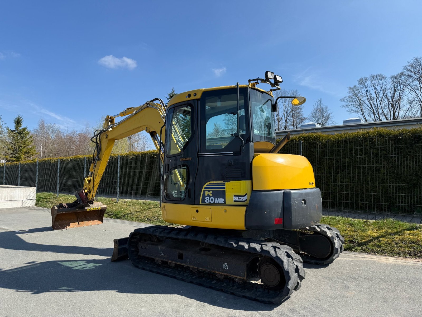 Minibagger типа Komatsu PC 80 MR-3, Gebrauchtmaschine в Falkenstein (Фотография 4)