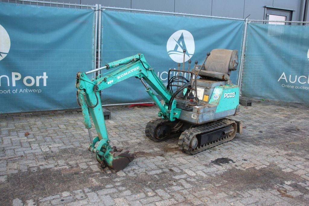 Minibagger типа Komatsu PC03-1, Gebrauchtmaschine в Antwerpen (Фотография 9)