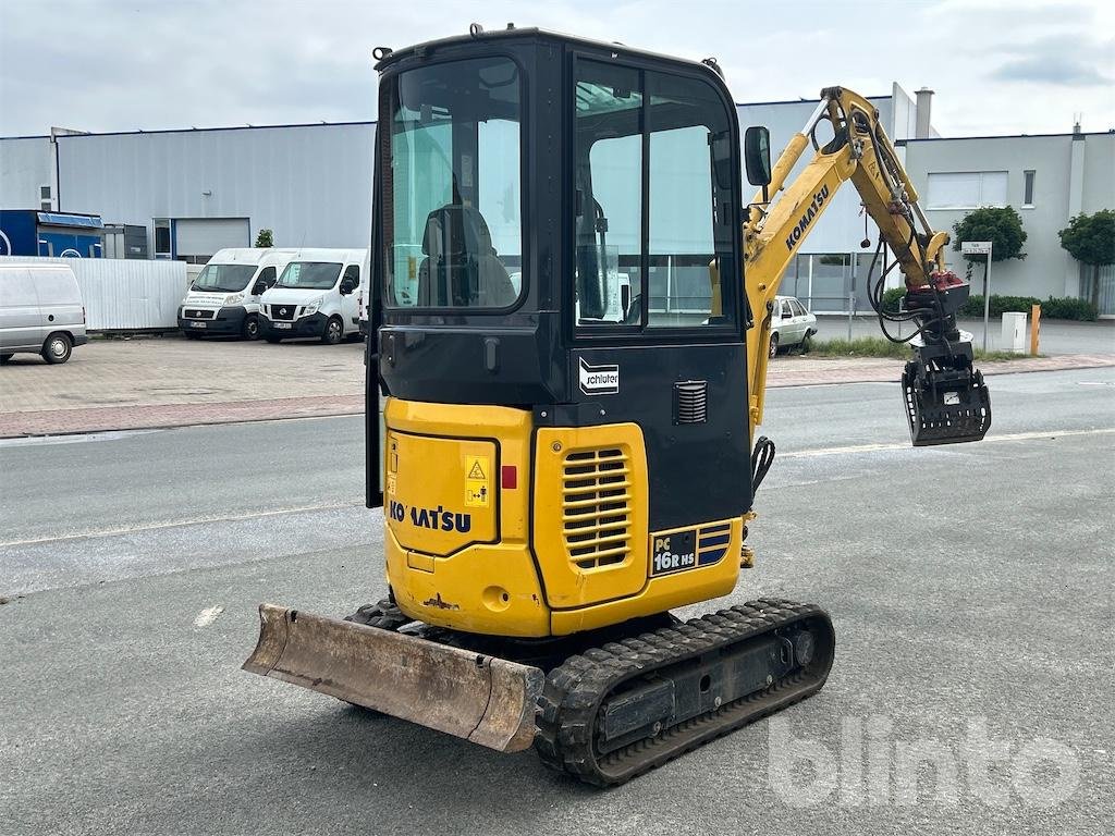Minibagger typu Komatsu PC16R-3HS, Gebrauchtmaschine w Düsseldorf (Zdjęcie 3)