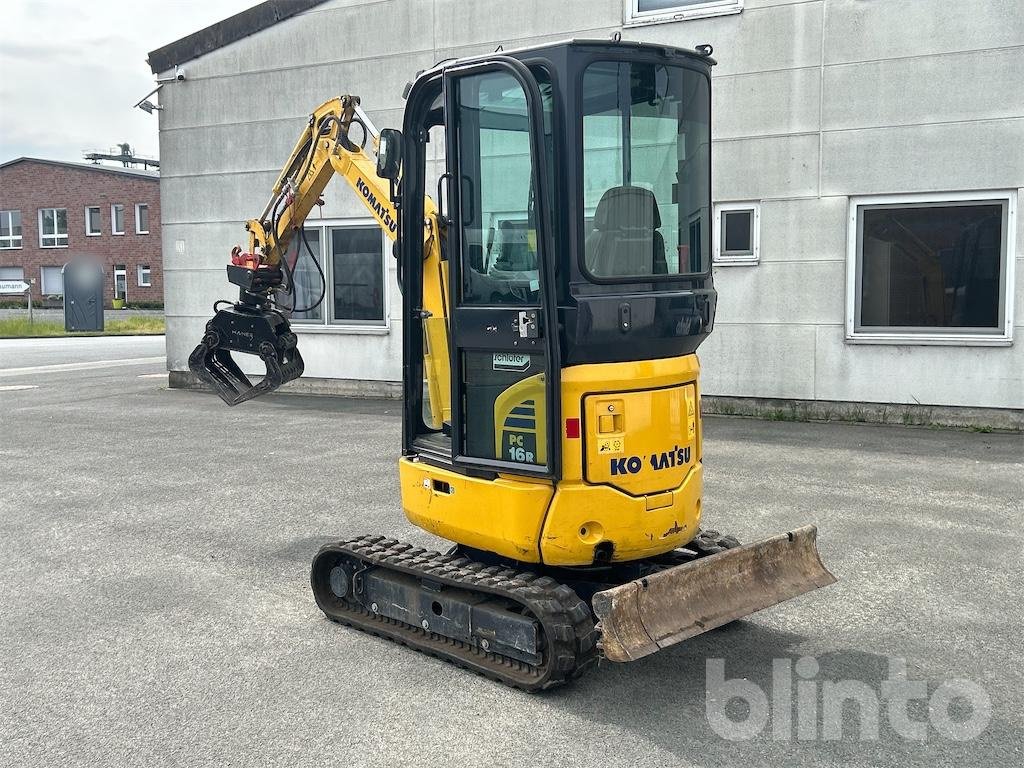 Minibagger typu Komatsu PC16R-3HS, Gebrauchtmaschine w Düsseldorf (Zdjęcie 4)