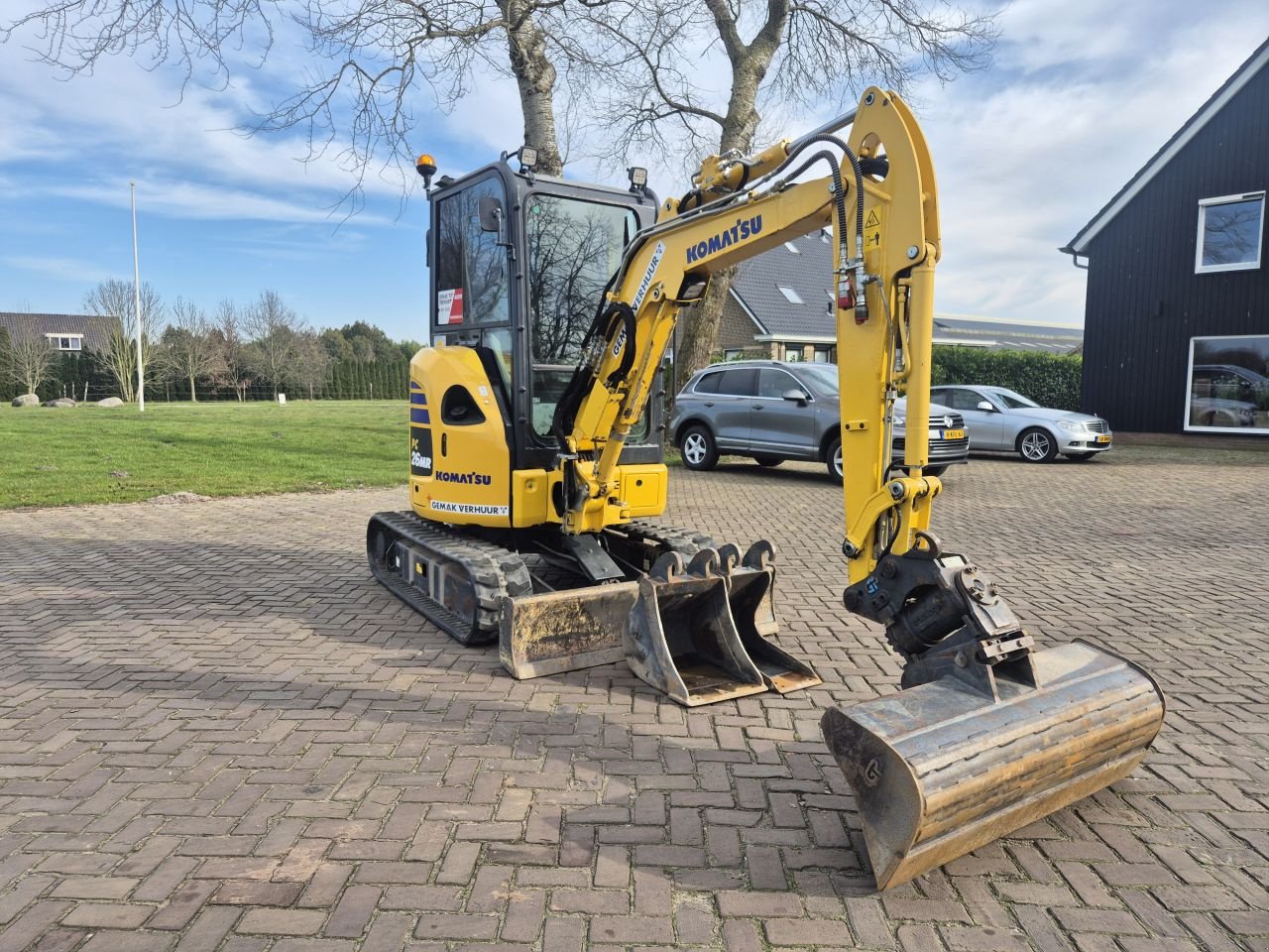 Minibagger des Typs Komatsu PC26MR-5, Gebrauchtmaschine in Nijeveen (Bild 4)