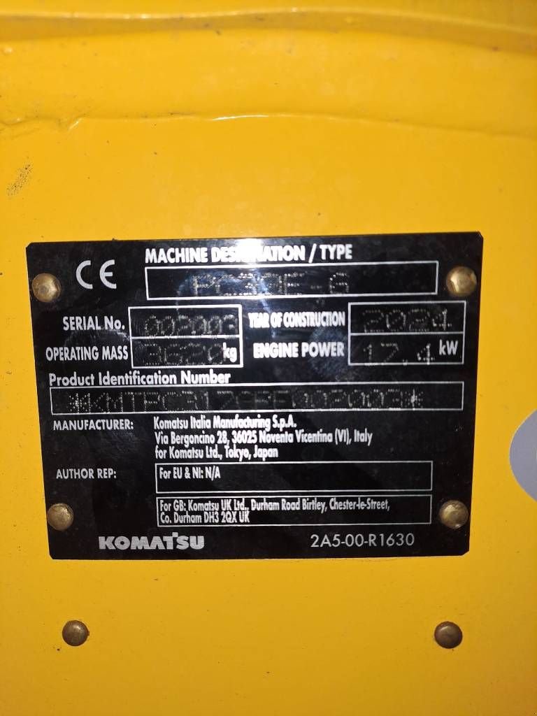 Minibagger Türe ait Komatsu PC33E-6, Gebrauchtmaschine içinde Overijse (resim 3)