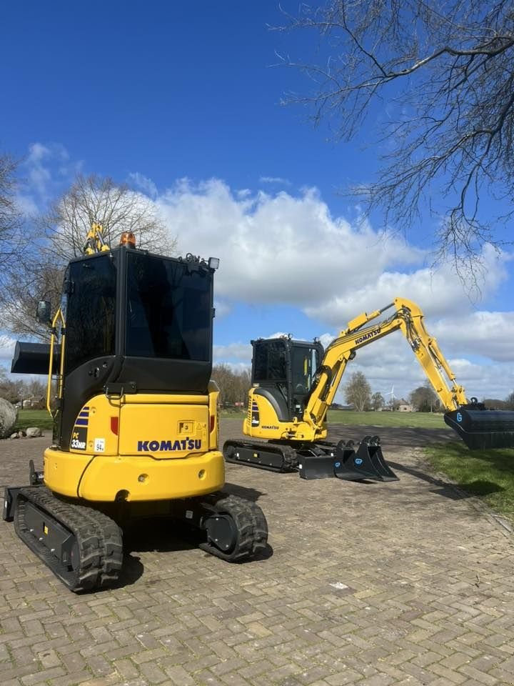 Minibagger Türe ait Komatsu PC33MR-5 en PC38MR-5, Neumaschine içinde Nijeveen (resim 5)