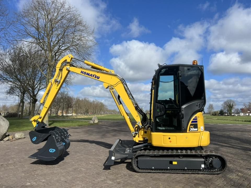 Minibagger Türe ait Komatsu PC33MR-5 en PC38MR-5, Neumaschine içinde Nijeveen (resim 8)